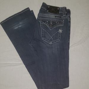 Distressed Miss Me bootcut jeans